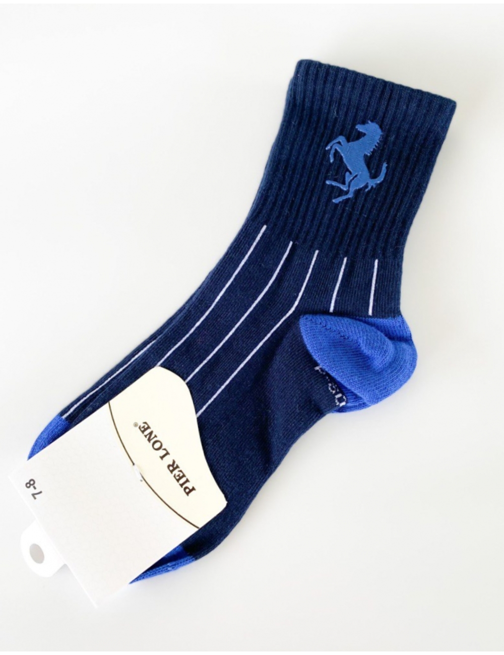 Шкарпетки для хлопчиків тм "Pier Lone" Коник темно-сині