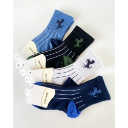 Шкарпетки для хлопчиків тм "Pier Lone" Коник темно-сині