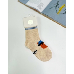 Шкарпетки для хлопчика тм "Yo" Ведмедик бежеві