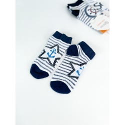 Шкарпетки для хлопчика ТМ "Bross" море якір