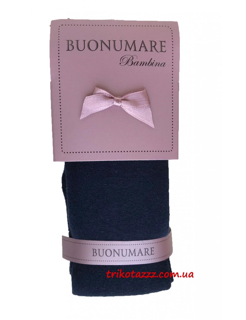 Колготки однотонные детские тм"Buonumare"  темно-синие