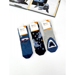 Комплект носков для мальчиков тм"Bross" Shark (комплект 3 шт)