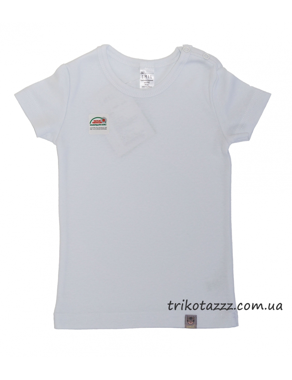 Детская футболка для девочки тм"Смил" белая