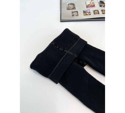 Кальсони (підштаники) махрові для хлопчиків Twinsocks чорні
