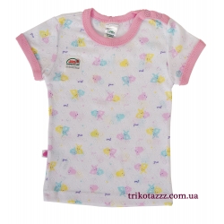 Пижама для девочки летняя тм"Смил" розовая " Мой зайчик"
