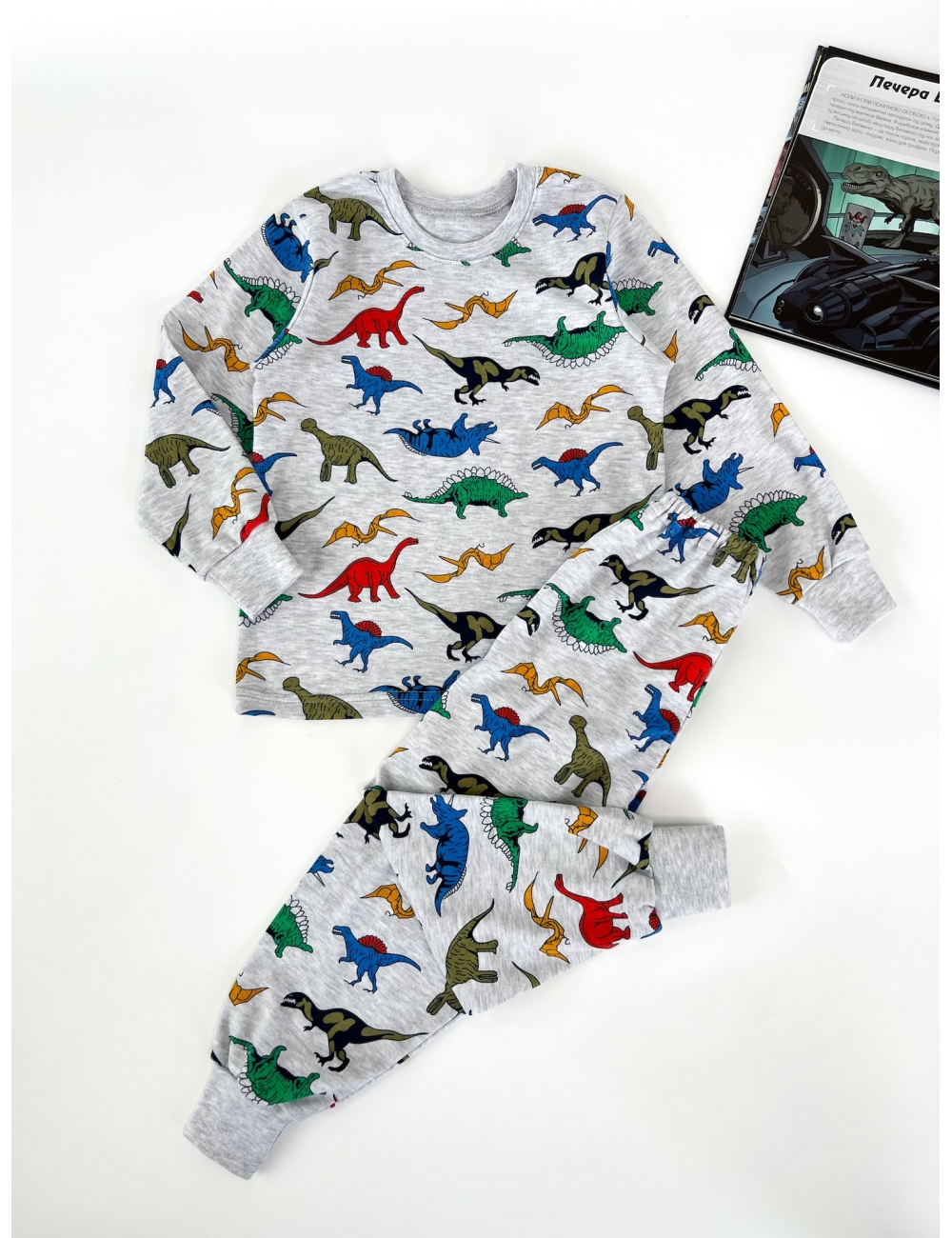 Дитяча піжама для хлопчиків тм "Okes.brand" Динозаври