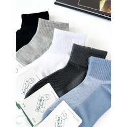 Комплект носков для мальчиков Корона (комплект 5 шт) сеточка