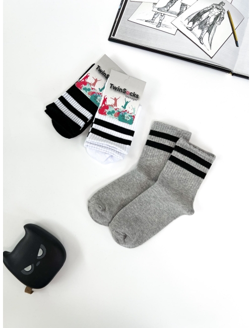Шкарпетки для хлопчиків (набір 3 шт)  "Twinsocks" смужка база