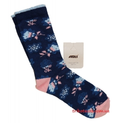 Шкарпетки для дівчинки тм "Arti" Selina візерунок синій