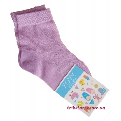 Шкарпетки для дівчинки літні тм &quot;Легка Хода&quot; бузкові
