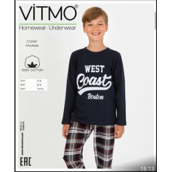 Пижама для мальчика тм" Vitmo" Coast синяя
