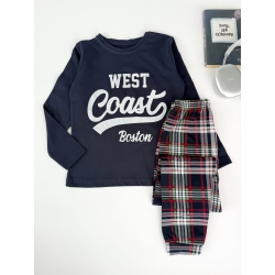Пижама для мальчика тм" Vitmo" Coast синяя