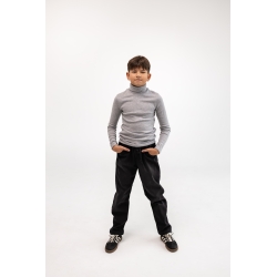 Джинсы для мальчика теплые Altun Mom Fit черные