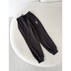 Спортивные штаны для мальчика на флисе, темно-серые "АН"