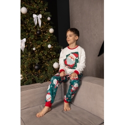 Піжама дитяча новорічна тепла тм "Сміл" Святий Санта
