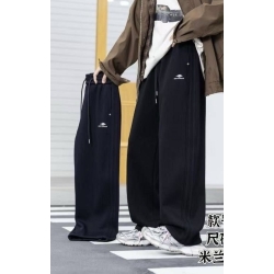 Спортивні штани для хлопчика на флісі Чорні смужки чорні