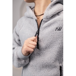 Худи флисовый для подростка тм "Nowear" серый