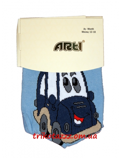 Колготки для мальчика тм"Arti" Driver Kid Baby  голубые