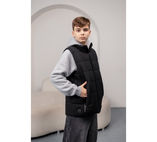 Жилетка (безрукавка) підліткова Nowear чорна