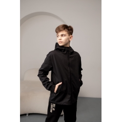 Куртка подростковая водонепроницаемая Nowear  чорная