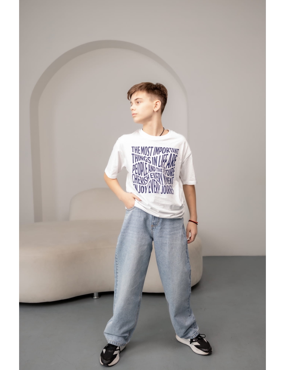 Джинси подростковые Багги Cool Club голубые