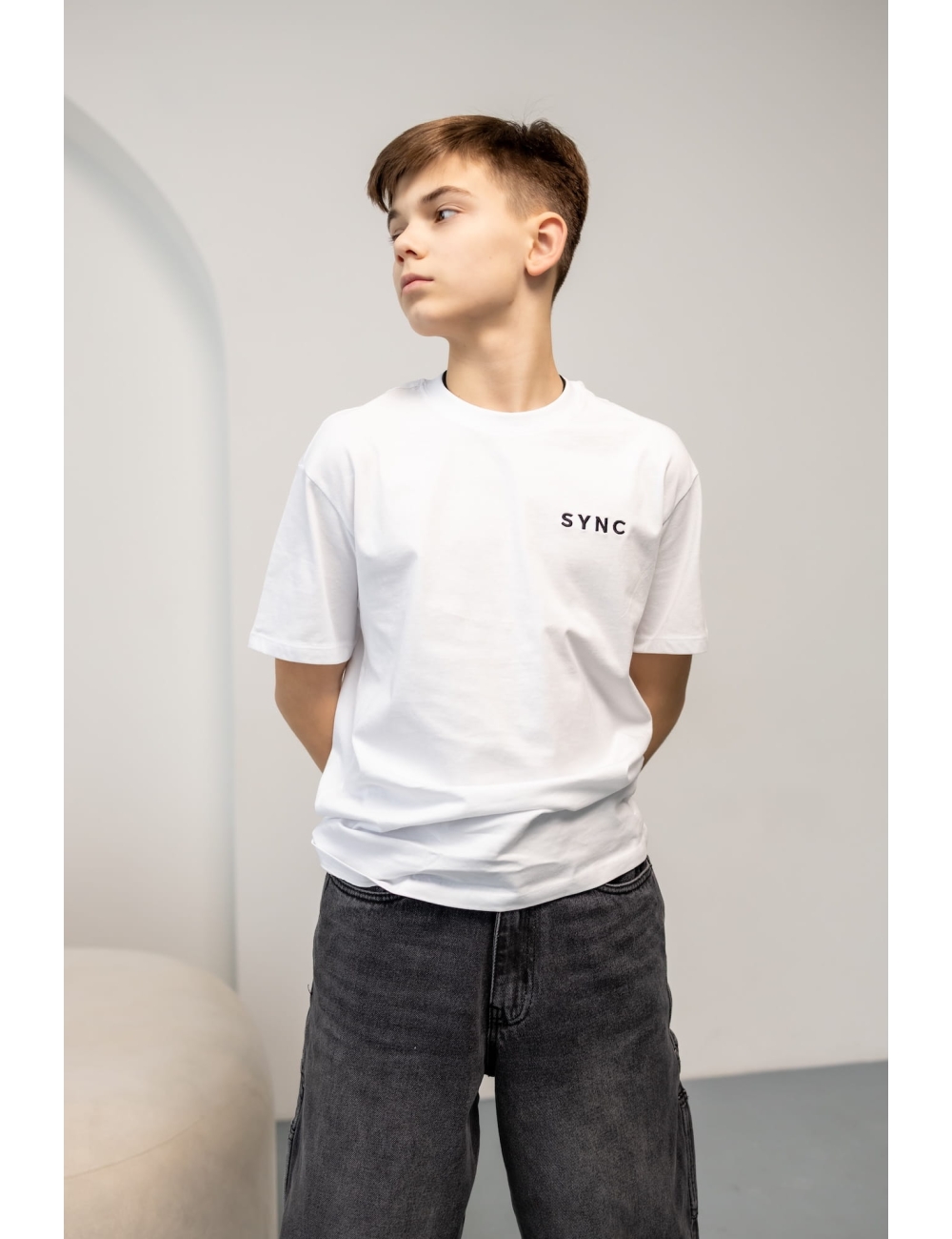 Футболка для мальчика Nowear белая