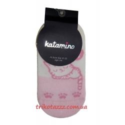 Шкарпетки (сліди) з тормозком для дівчаток тм &quot;Katamino&quot; Slepeercat Kız Abs li Babet