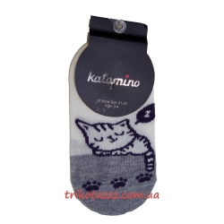 Шкарпетки (сліди) з тормозком для дівчаток тм &quot;Katamino&quot; Slepeercat Kız Abs li Babet