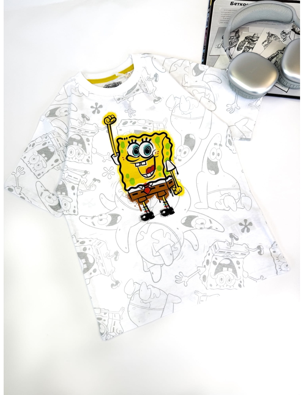 Футболка для мальчика тм "Cool club" Spongik Bob
