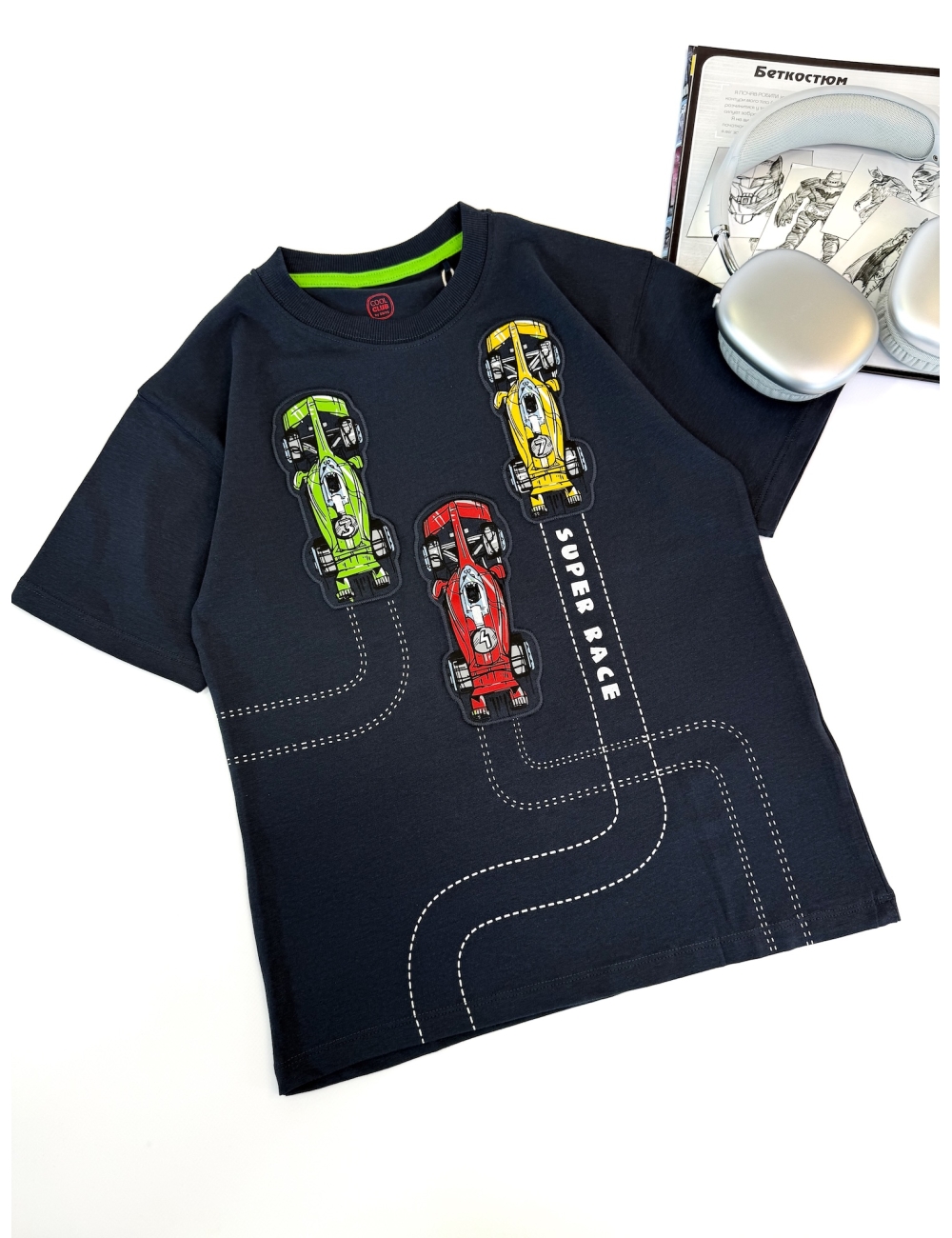 Футболка для мальчика тм "Cool club" Super Race