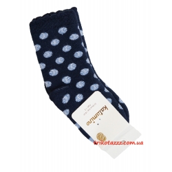 Шкарпетки теплі зимові махрові для дівчинки тм &quot;Katamino&quot;, Nokta Марсал в горошок