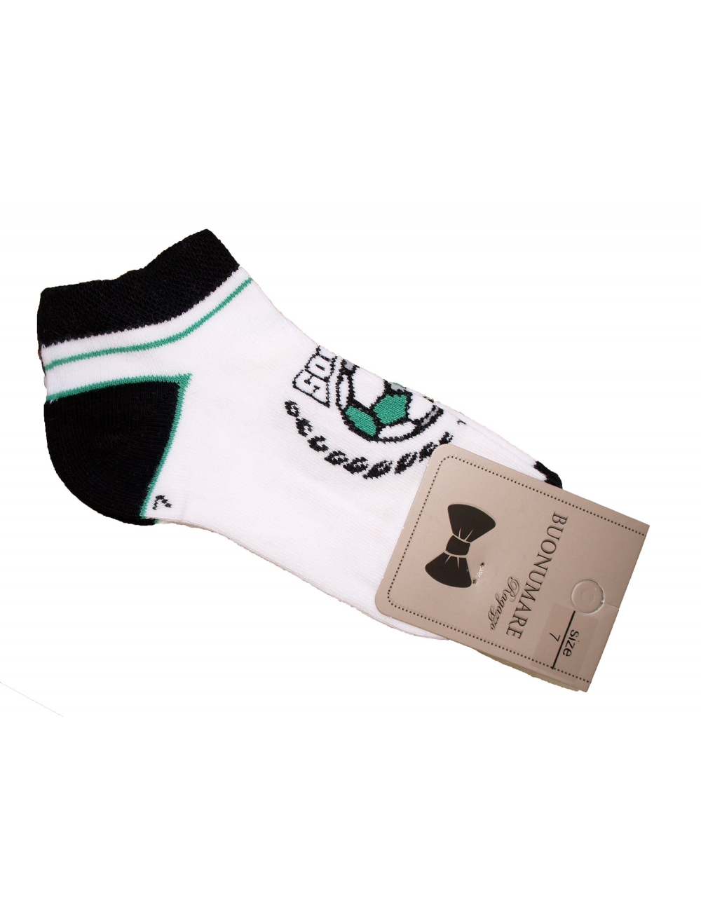 Шкарпетки для хлопчиків в кросівки тм &quot;Buonumare&quot; М&#39;яч білі