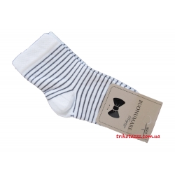 Шкарпетки для хлопчиків тм &quot;Buonumare&quot; Смужка сіра
