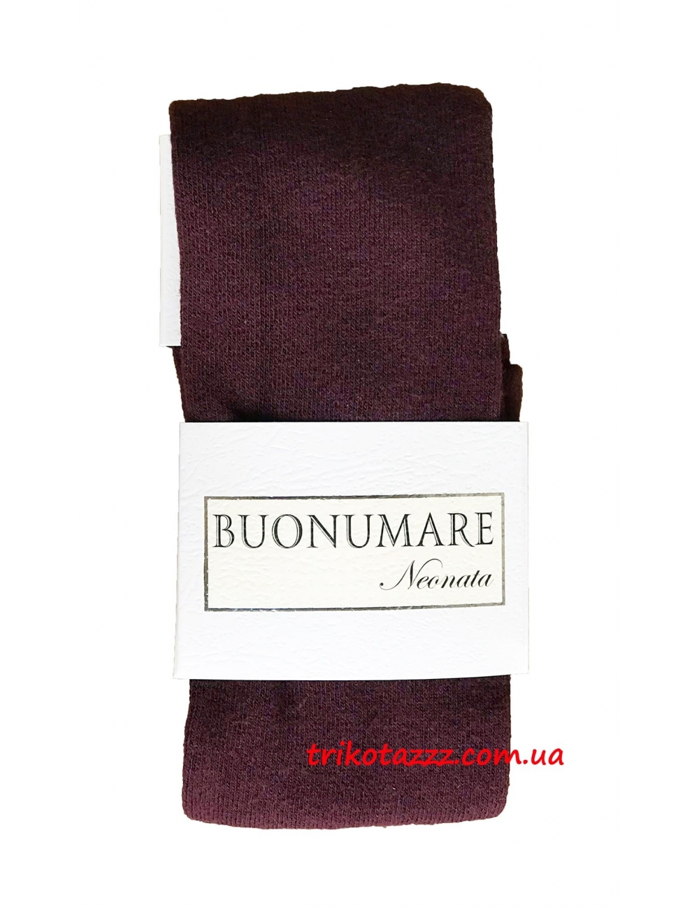 Колготки для дівчинки однотонні бордові тм "Buonumare"