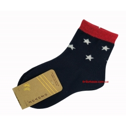 Шкарпетки для хлопчиків тм &quot;Золото&quot; сині, зірочки