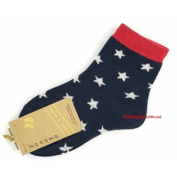 Шкарпетки для хлопчиків тм &quot;Золото&quot; сині, зірки багато