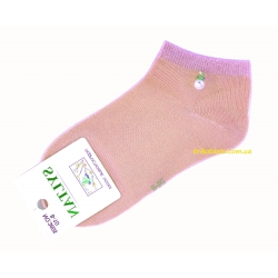 Короткі шкарпетки для дівчаток тм &quot;Золото&quot; рожеві