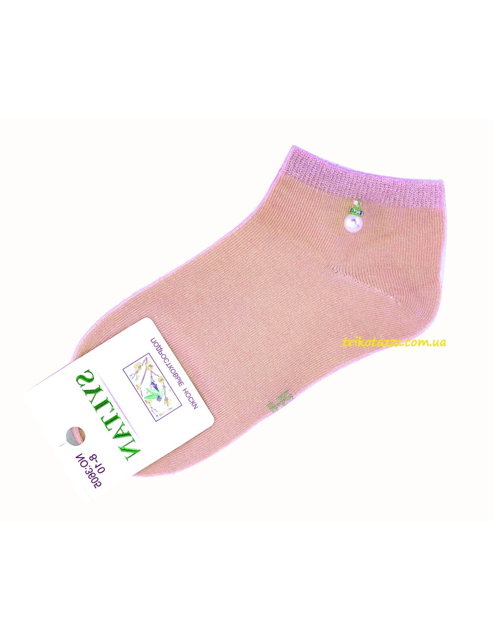 Короткі шкарпетки для дівчаток тм &quot;Золото&quot; рожеві