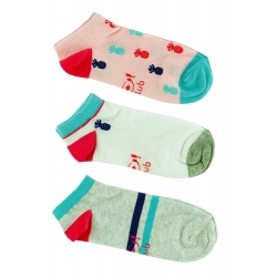 Шкарпетки для дівчаток (підлітків) 3шт тм &quot;Yo&quot; ананас