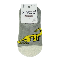 Сліди (шкарпетки) для хлопчиків тм &quot;Xintao&quot; Діно сірий
