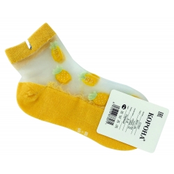 Шкарпетки для дівчинки (підлітка) тм &quot;Корона&quot; жовті