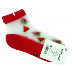 Шкарпетки для дівчинки (підлітка) тм &quot;Корона&quot; червоні