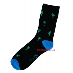 Шкарпетки для хлопчиків і підлітків тм &quot;Yo&quot; Пальма зелена