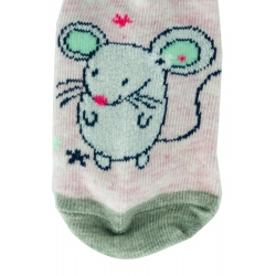 Носки для девочек тм" Yo " Мышка