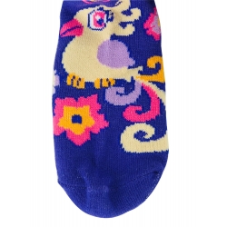 Носки для девочек тм" Yo " Птичка на фиолетовом