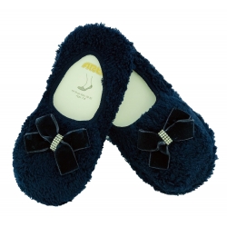 Дитячі тапочки шкарпетки на дівчаток тм &quot;Katamino&quot; темно-сині