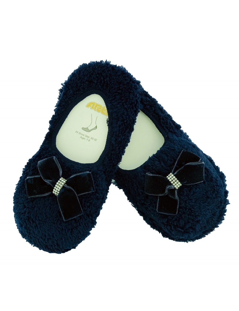 Детские тапочки носки на девочек тм" Katamino " темно-синие