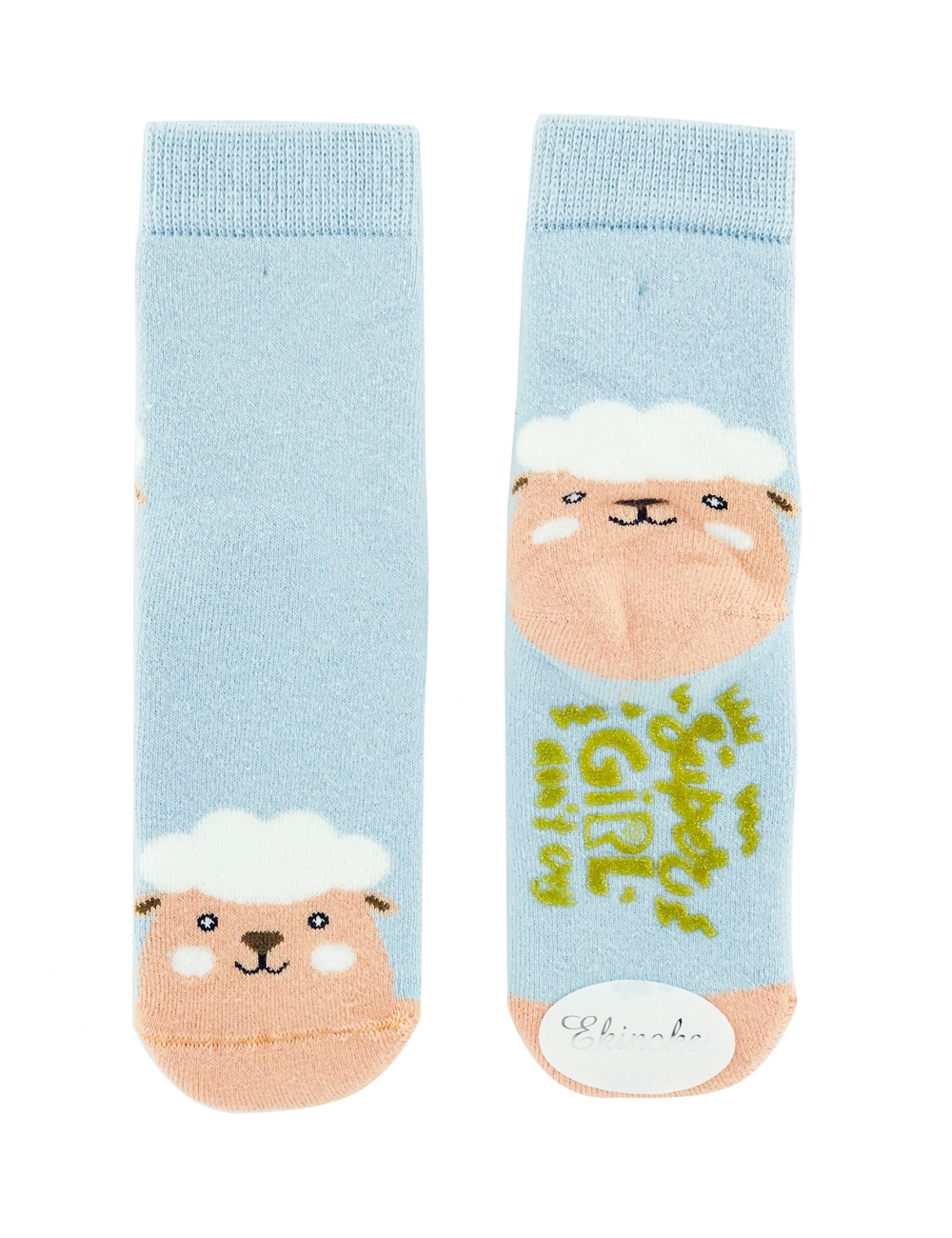 Теплі шкарпетки для дівчинки з тормозком тм &quot;Erinoks&quot; Овечка