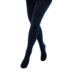 Колготки капроновые для девочки люрекс с обручем тм"Katamino" темно-синие