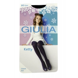 Детские капроновые колготки   тм"Giulia" Ketty черные